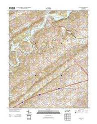 Lovell Tennessee Historical topographic map, 1:24000 scale, 7.5 X 7.5 Minute, Year 2013
