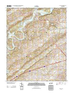 Lovell Tennessee Historical topographic map, 1:24000 scale, 7.5 X 7.5 Minute, Year 2013