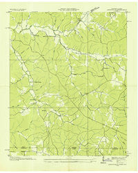 Lowryville Tennessee Historical topographic map, 1:24000 scale, 7.5 X 7.5 Minute, Year 1936