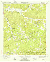 Lowryville Tennessee Historical topographic map, 1:24000 scale, 7.5 X 7.5 Minute, Year 1952