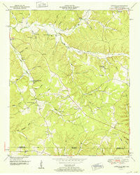 Lowryville Tennessee Historical topographic map, 1:24000 scale, 7.5 X 7.5 Minute, Year 1952