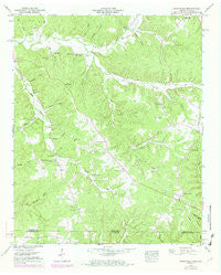 Lowryville Tennessee Historical topographic map, 1:24000 scale, 7.5 X 7.5 Minute, Year 1949