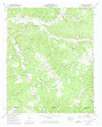 Lowryville Tennessee Historical topographic map, 1:24000 scale, 7.5 X 7.5 Minute, Year 1949