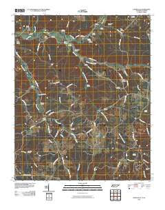 Lowryville Tennessee Historical topographic map, 1:24000 scale, 7.5 X 7.5 Minute, Year 2010