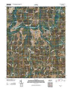 Luray Tennessee Historical topographic map, 1:24000 scale, 7.5 X 7.5 Minute, Year 2010