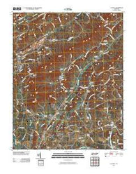 Luttrell Tennessee Historical topographic map, 1:24000 scale, 7.5 X 7.5 Minute, Year 2010