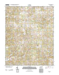 Lyles Tennessee Historical topographic map, 1:24000 scale, 7.5 X 7.5 Minute, Year 2013