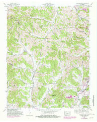 Lynchburg West Tennessee Historical topographic map, 1:24000 scale, 7.5 X 7.5 Minute, Year 1949