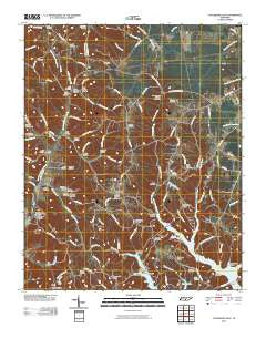 Lynchburg East Tennessee Historical topographic map, 1:24000 scale, 7.5 X 7.5 Minute, Year 2010
