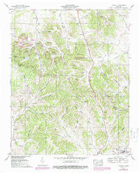 Lynnville Tennessee Historical topographic map, 1:24000 scale, 7.5 X 7.5 Minute, Year 1951