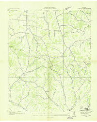 Lynnville Tennessee Historical topographic map, 1:24000 scale, 7.5 X 7.5 Minute, Year 1936