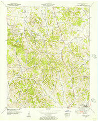 Lynnville Tennessee Historical topographic map, 1:24000 scale, 7.5 X 7.5 Minute, Year 1951