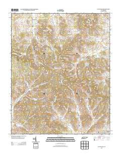Lynnville Tennessee Historical topographic map, 1:24000 scale, 7.5 X 7.5 Minute, Year 2013