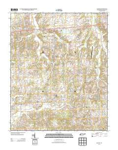 Macon Tennessee Historical topographic map, 1:24000 scale, 7.5 X 7.5 Minute, Year 2013