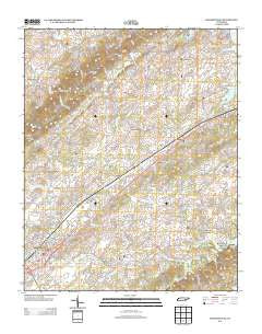 Madisonville Tennessee Historical topographic map, 1:24000 scale, 7.5 X 7.5 Minute, Year 2013