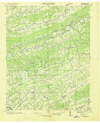 Mages Virginia Historical topographic map, 1:48000 scale, 15 X 15 Minute, Year 1935
