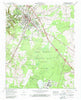 Manchester Tennessee Historical topographic map, 1:24000 scale, 7.5 X 7.5 Minute, Year 1972