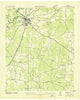 Manchester Tennessee Historical topographic map, 1:24000 scale, 7.5 X 7.5 Minute, Year 1936