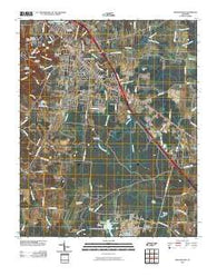 Manchester Tennessee Historical topographic map, 1:24000 scale, 7.5 X 7.5 Minute, Year 2010