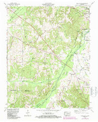 Manleyville Tennessee Historical topographic map, 1:24000 scale, 7.5 X 7.5 Minute, Year 1965