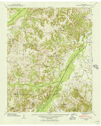 Manleyville Tennessee Historical topographic map, 1:24000 scale, 7.5 X 7.5 Minute, Year 1940