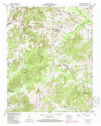 Mansfield Tennessee Historical topographic map, 1:24000 scale, 7.5 X 7.5 Minute, Year 1950