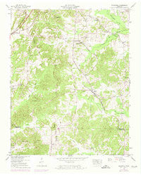 Mansfield Tennessee Historical topographic map, 1:24000 scale, 7.5 X 7.5 Minute, Year 1950