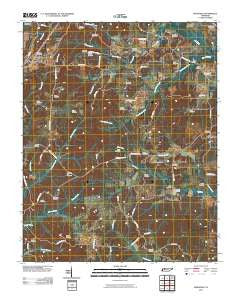 Mansfield Tennessee Historical topographic map, 1:24000 scale, 7.5 X 7.5 Minute, Year 2010