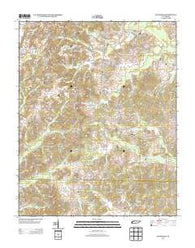 Mansfield Tennessee Historical topographic map, 1:24000 scale, 7.5 X 7.5 Minute, Year 2013