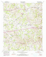 Martha Tennessee Historical topographic map, 1:24000 scale, 7.5 X 7.5 Minute, Year 1951