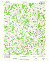 Martha Tennessee Historical topographic map, 1:24000 scale, 7.5 X 7.5 Minute, Year 1951