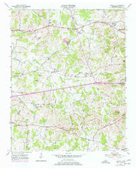 Martha Tennessee Historical topographic map, 1:24000 scale, 7.5 X 7.5 Minute, Year 1951