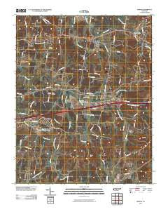 Martha Tennessee Historical topographic map, 1:24000 scale, 7.5 X 7.5 Minute, Year 2010