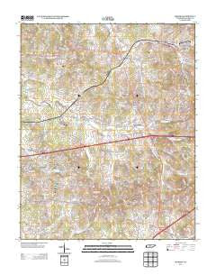 Martha Tennessee Historical topographic map, 1:24000 scale, 7.5 X 7.5 Minute, Year 2013