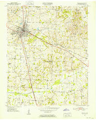 Martin Tennessee Historical topographic map, 1:24000 scale, 7.5 X 7.5 Minute, Year 1950