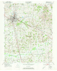 Martin Tennessee Historical topographic map, 1:24000 scale, 7.5 X 7.5 Minute, Year 1950