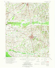 Martin Tennessee Historical topographic map, 1:62500 scale, 15 X 15 Minute, Year 1972