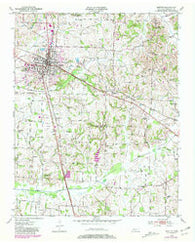 Martin Tennessee Historical topographic map, 1:24000 scale, 7.5 X 7.5 Minute, Year 1950