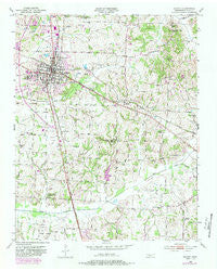 Martin Tennessee Historical topographic map, 1:24000 scale, 7.5 X 7.5 Minute, Year 1950