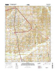 Martin Tennessee Current topographic map, 1:24000 scale, 7.5 X 7.5 Minute, Year 2016