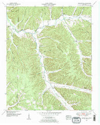 Martins Mills Tennessee Historical topographic map, 1:24000 scale, 7.5 X 7.5 Minute, Year 1950