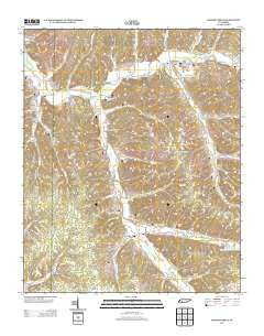 Martins Mills Tennessee Historical topographic map, 1:24000 scale, 7.5 X 7.5 Minute, Year 2013