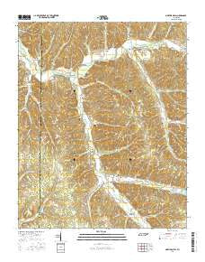 Martins Mills Tennessee Current topographic map, 1:24000 scale, 7.5 X 7.5 Minute, Year 2016