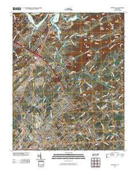 Maryville Tennessee Historical topographic map, 1:24000 scale, 7.5 X 7.5 Minute, Year 2010