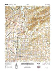 Maryville Tennessee Historical topographic map, 1:24000 scale, 7.5 X 7.5 Minute, Year 2014