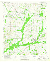 Mason Tennessee Historical topographic map, 1:24000 scale, 7.5 X 7.5 Minute, Year 1965