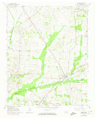 Mason Tennessee Historical topographic map, 1:24000 scale, 7.5 X 7.5 Minute, Year 1965