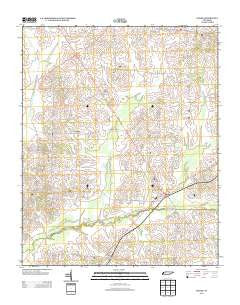Mason Tennessee Historical topographic map, 1:24000 scale, 7.5 X 7.5 Minute, Year 2013