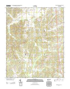 Masseyville Tennessee Historical topographic map, 1:24000 scale, 7.5 X 7.5 Minute, Year 2013