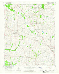 Maury City Tennessee Historical topographic map, 1:24000 scale, 7.5 X 7.5 Minute, Year 1964